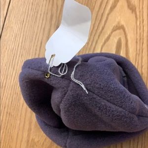 Polar fleece purple hat